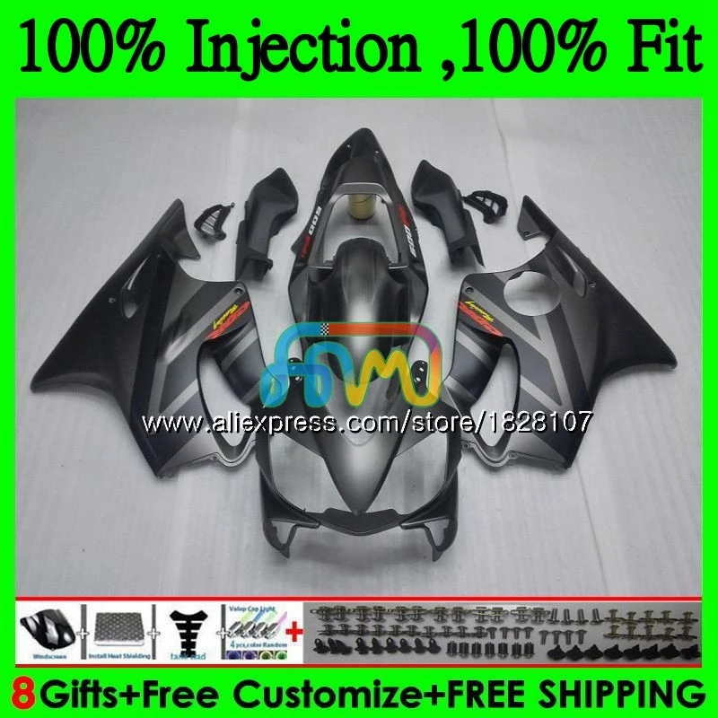 

OEM Обтекатели для HONDA CBR600 FS CBR 600F4i 600 F4i 04 05 06 07 141BS.16 серебристо-черный CBR600 F4i CBR600F4i 2004 2005 2006 2007