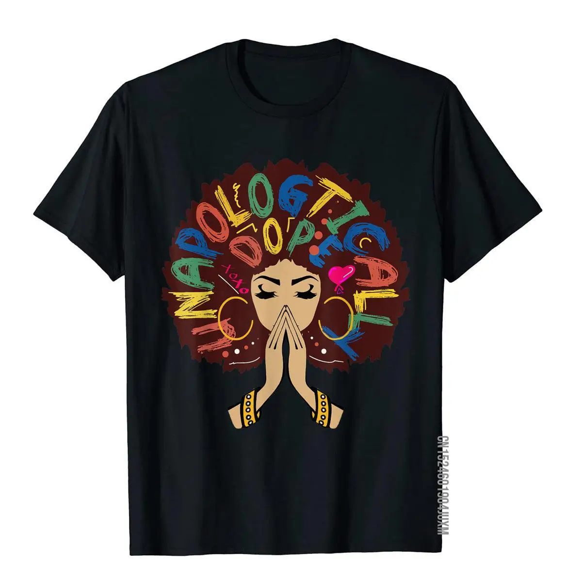 

Melanin Strong Afro Woman Queen Black History Month Gift T-Shirt Crazy T Shirts Tops Shirt For Men Funky Cotton Leisure T Shirt