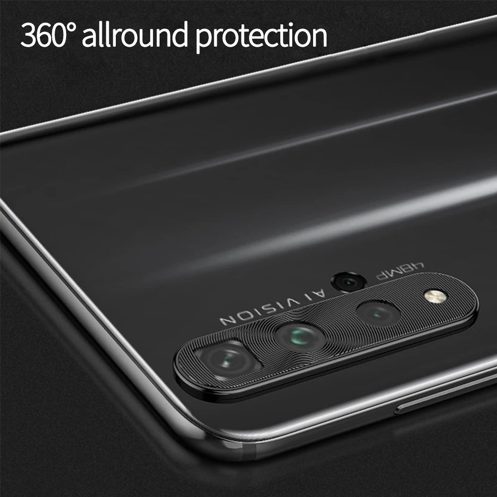 Защитный чехол для объектива камеры с металлическим кольцом Xiaomi Redmi Note 8 объектив