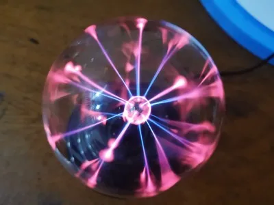 

Novelty Lightings Glass Magic Plasma Glass Ball Light Table Lights Sphere Nightlight Kids Gift For New Year Xmas Magic Desk Lamp