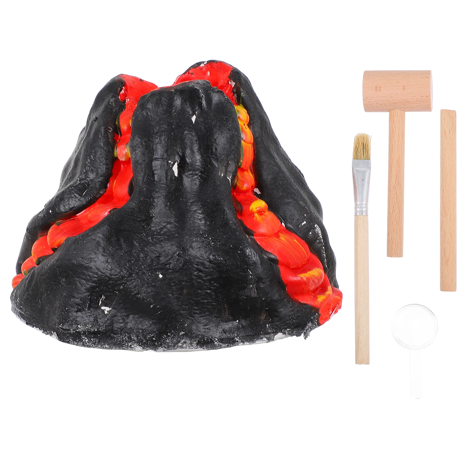 

1 Set Kids Creative Archaeology Volcano Educational Kid Digging