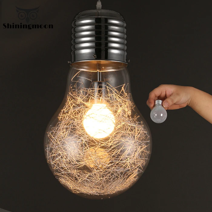 Большие подвесные светильники Эдисона подвесное освещение для кухни гостиной