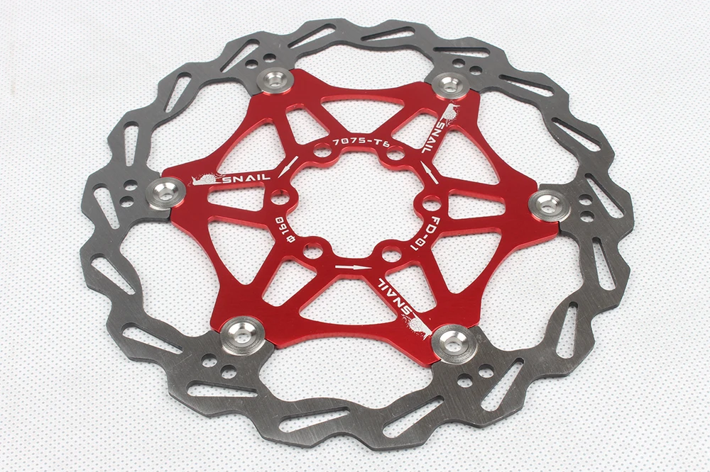 Нержавеющая AL7075 шесть отверстий дорожный тормоз для велосипеда MTB ротор части велосипеда аксессуары 160 180 203 мм тепловыделение ротор дискового тормоза