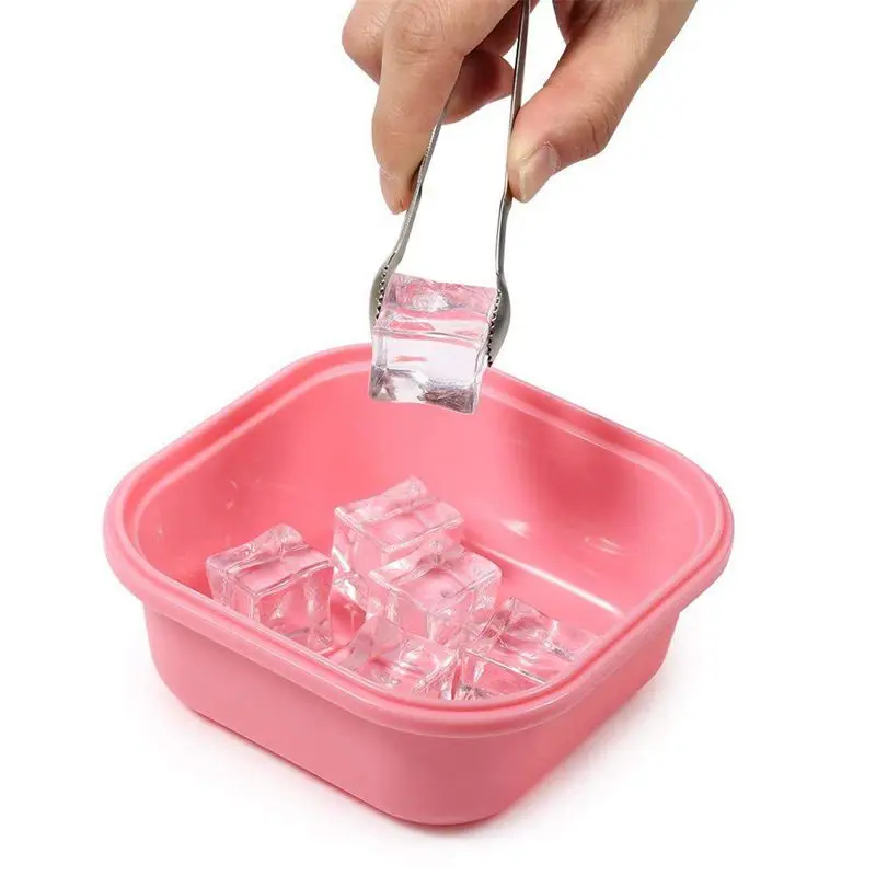 (Набор из 2) Мини сахар Тонг зажим нержавеющей стали куб-зажим гриль Кухня Еда