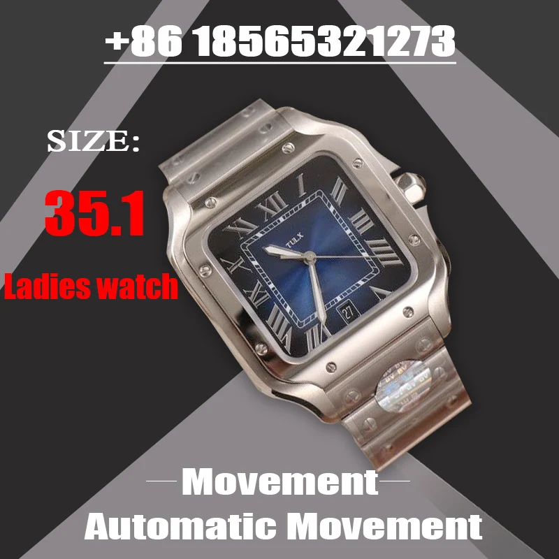 

Женские часы с автоматическим механизмом, 35,1 мм