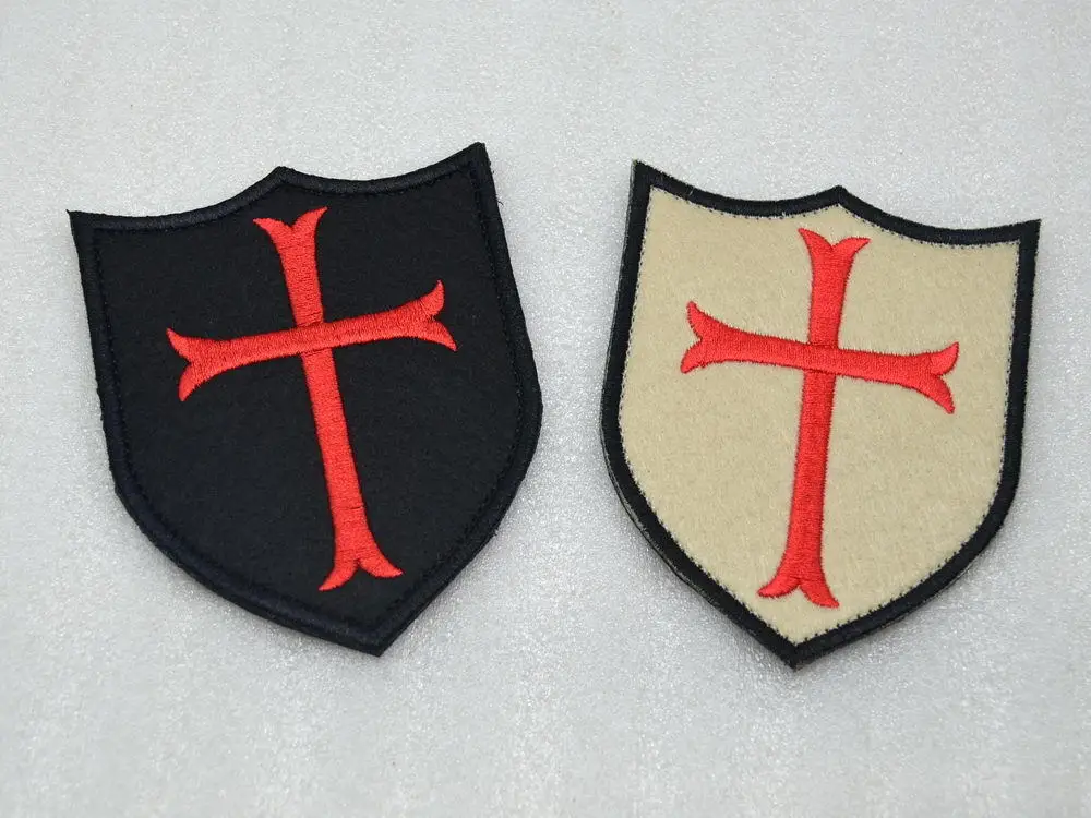 Пара с дизайном морских котиков DEVGRU CRUSADER CROSS щит Тактический значок Военный Патч