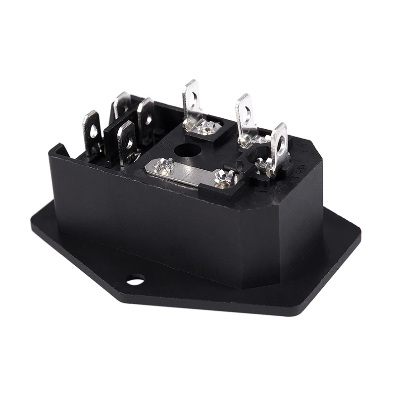 2 шт. IEC320 C14 вход Зеленая лампа переключатель питания розетка AC 250V|Вилки с