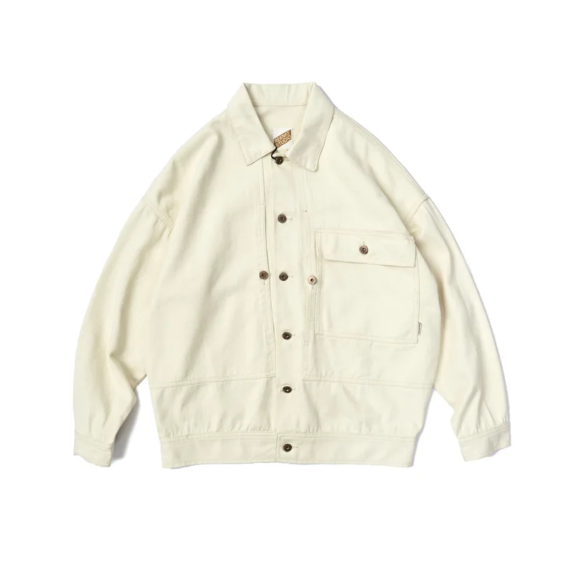 

Мужская джинсовая куртка cityboy, однотонная куртка с длинными рукавами, отложным воротником, простой стиль, осень 2021