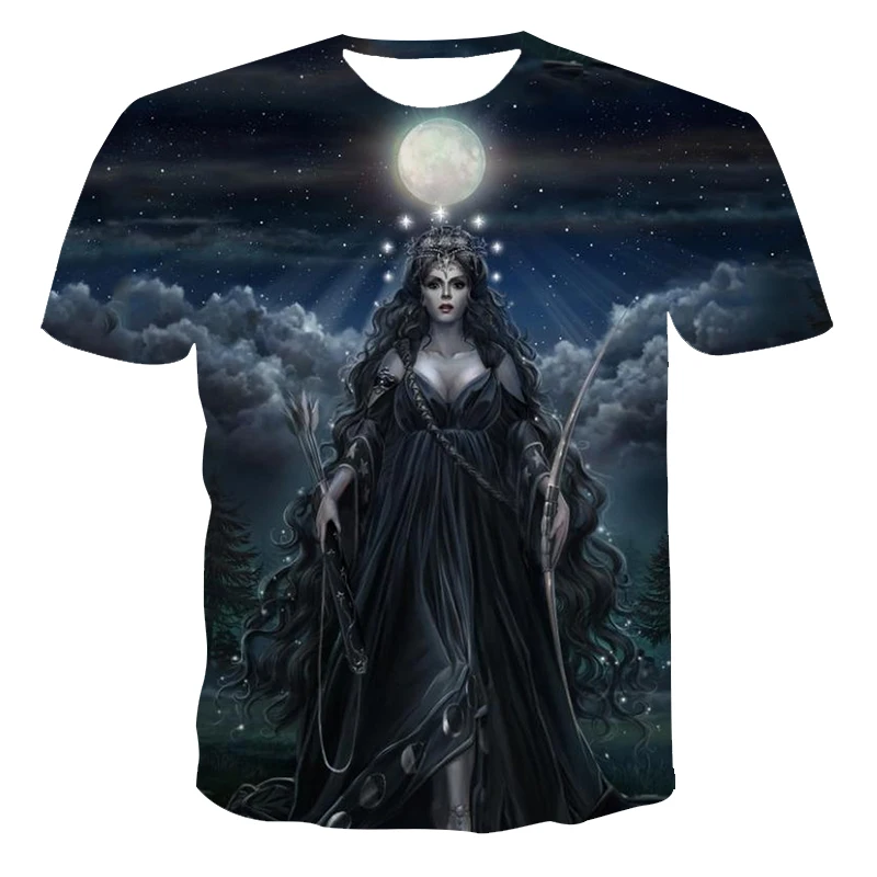 

Summer Latest Men And Women Personality Cool Science Fiction Fashion 3d Popular Casual Round Neck Short Sleeve T-Shirt Xxs-6xl