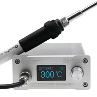 stm32 v3 1s t12 958 soldering station electronic soldering iron 1 3inch digital display cnc pannel and 907 handle iron tip
