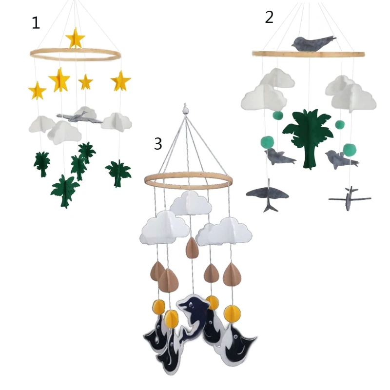 

Baby Rattles Crib Mobiles Toy Rotating Mobile Bed Bell Newborn Infant Baby Toys P31B