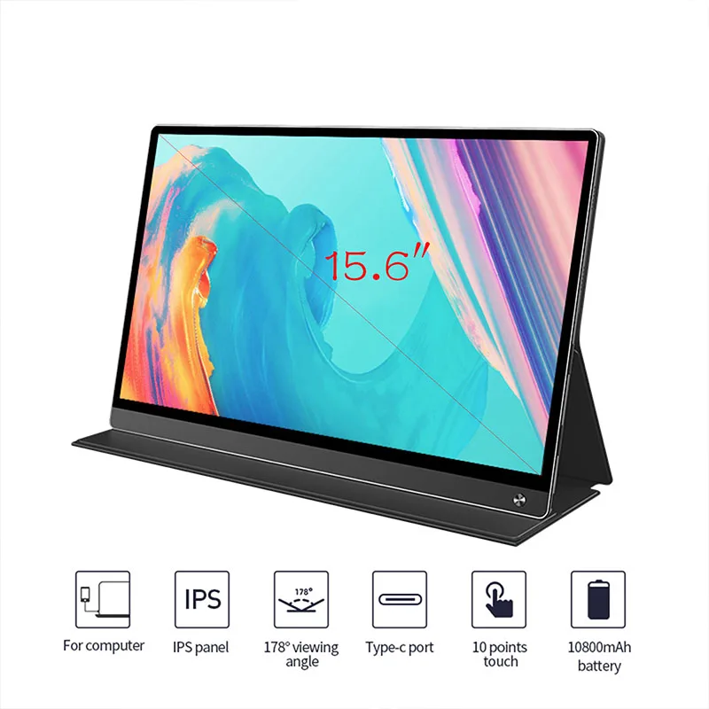 

Портативный монитор, 15,6 дюйма, Full HD, 1080P, HDMI, IPS, HDMI