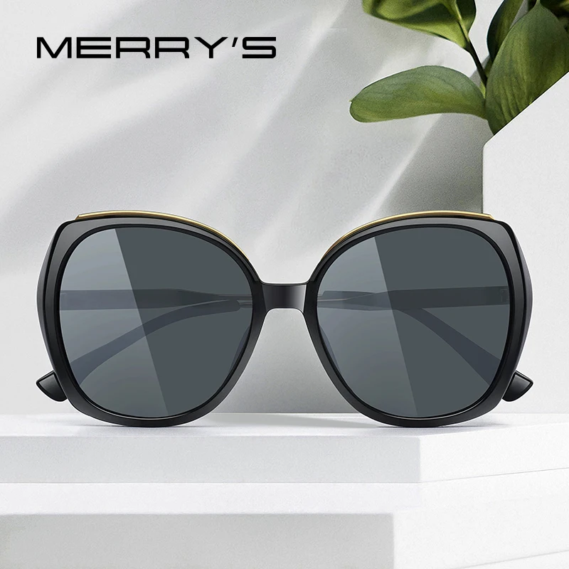 

MERRY'S Women Luxury Brand Trending Sunglasses Ladies Fashion Polarized Gradient Sun glasses UV400 Protection S6323