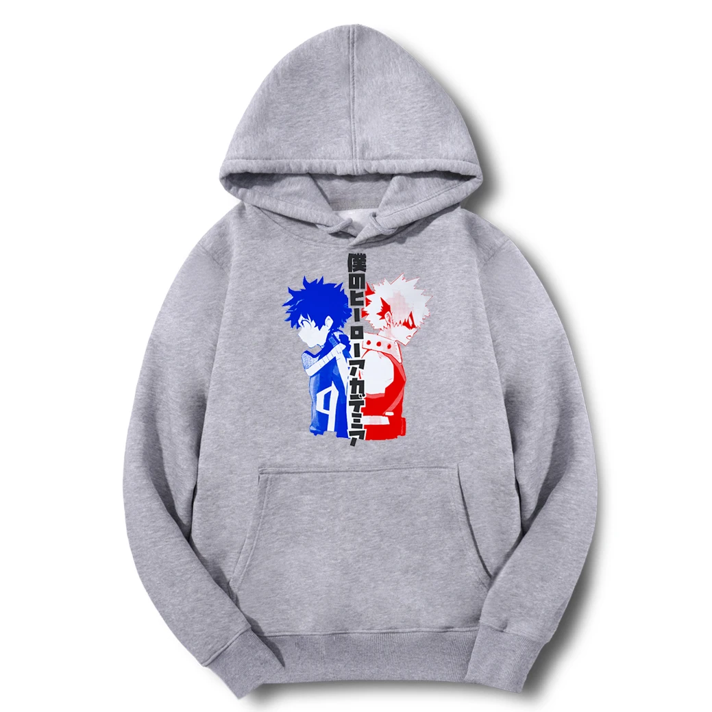 

My Hero Academia Deku Bakugou Todoroki Anime Spring Male Fitness Sweatshirts Hoodies Fashion Print Sportswear Ropa Man Sudaderas