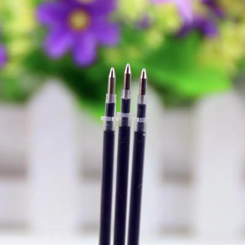 0.5mm Black 20 шт./лот, гелевая ручка с нейтральными чернилами, заправка, нейтральная ручка, хорошее качество, заправка, черный, синий, красный, 0,5 мм, 0,38 мм, заправка пулей, для офиса и школы - Цвет: 0.5mm Black