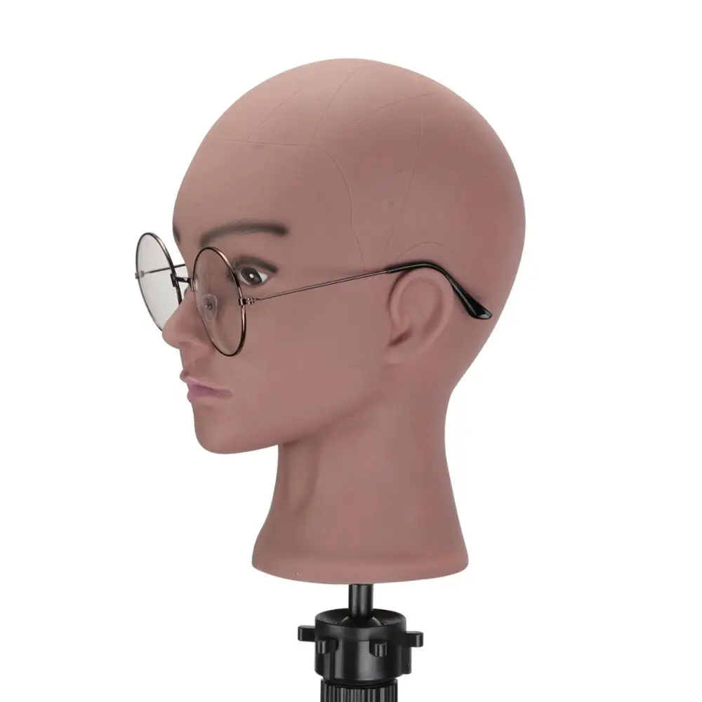 20 ''афро лысый манекен головной парик делая стиль отображения Парикмахерская