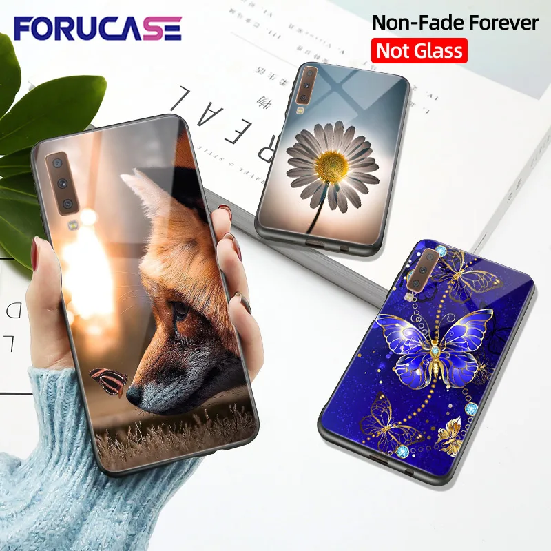 ПК для samsung A50 A70 A30 A40 A10 A20 A6 A7 A8 A9 2018 зеркальный чехол A5 2016 плюс роскошный накладка