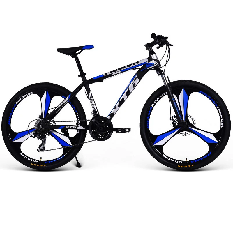 Kaufen 24/26 Zoll Mountainbike Geschwindigkeit Doppel Shock Off-road Racing Student Erwachsene Fahrrad Männer Und Frauen Drei-messer Rad