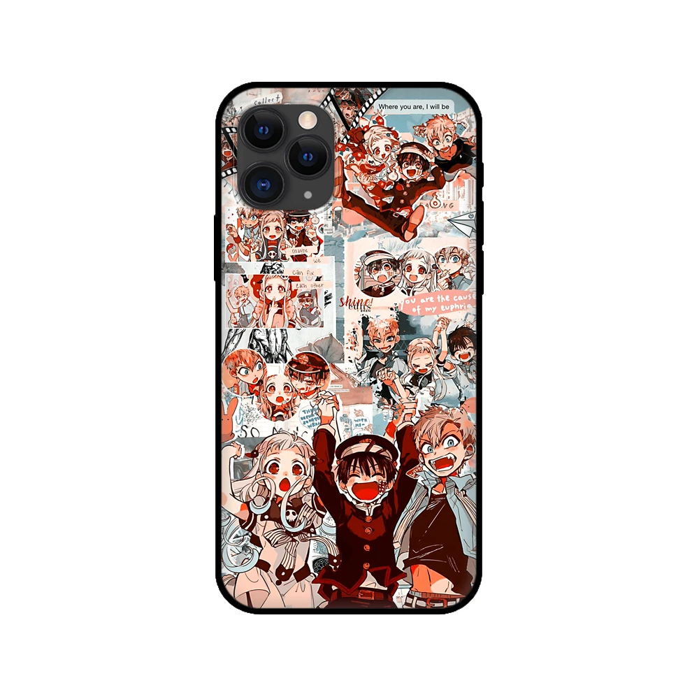 black tpu case for iphone 5 5s se 6 6s 7 8 plus x 10 cover for iphone xr xs 11 pro max case jibaku shounen hanako kun free global shipping
