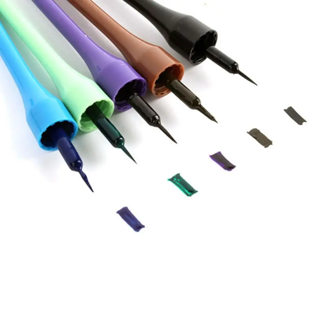 5 цветов Форма Косметическая водостойкая жидкая подводка для глаз карандаш