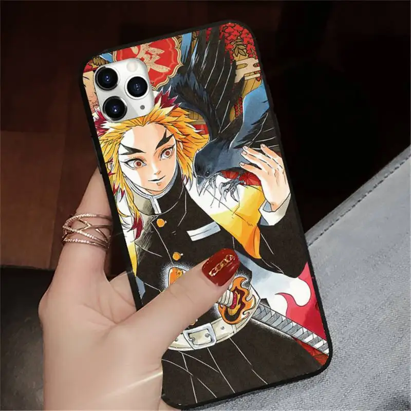 

Demon Slayer Blade Comic Postcard Phone Case for iPhone 11 12 pro XS MAX 8 7 6 6S Plus X 5S SE 2020 XR