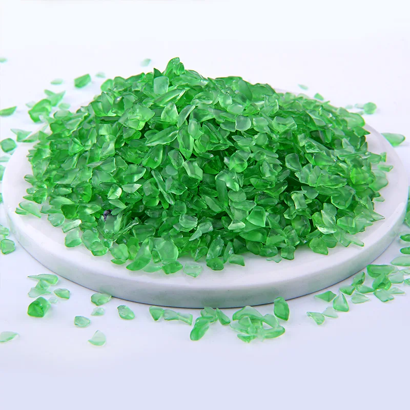 Green Quartz Разноцветные Бусины 3-5 мм, 20 г, 50 г, 100 г, смешанный природный гравий, кристалл, бисер, неправильный энергетический драгоценный камень, бусины для рыбного бака, бонсай, украшение - Цвет: Green Quartz