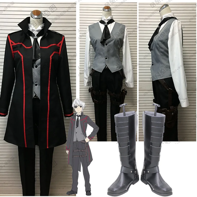 

Аниме Arifureta Shokugyou De Sekai Saikyou Nagumo хаджим косплей костюм черный ветровка униформа костюм на заказ парик обувь