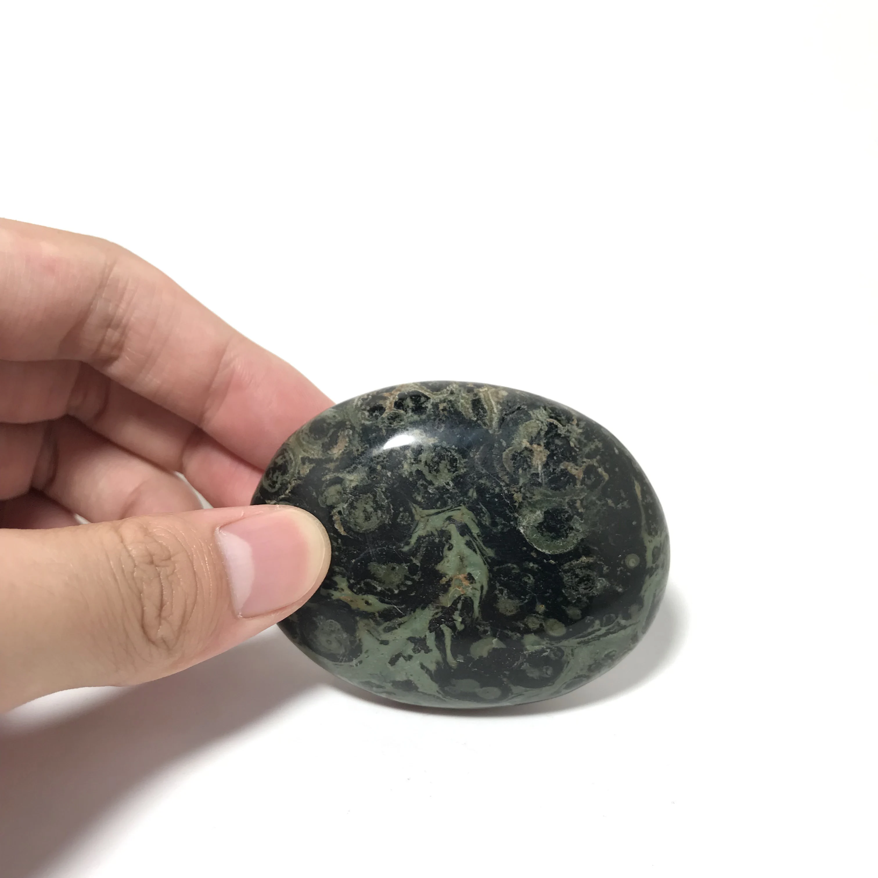 Высокое качество Kambaba яшма Пальмовая форма камня ручной работы и полированная