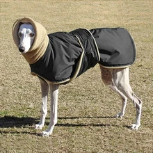 Chaqueta cálida impermeable para perros medianos y grandes, abrigo grueso de invierno para galgo, lobero irlandés y pastor alemán