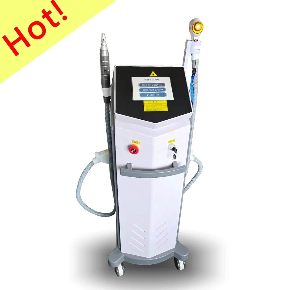 

Professional 808nm 755nm 1064nm Three Wavelength Diode Laser Hair Removal Machine 20 Million Shots with CE Suitable for Any Skin