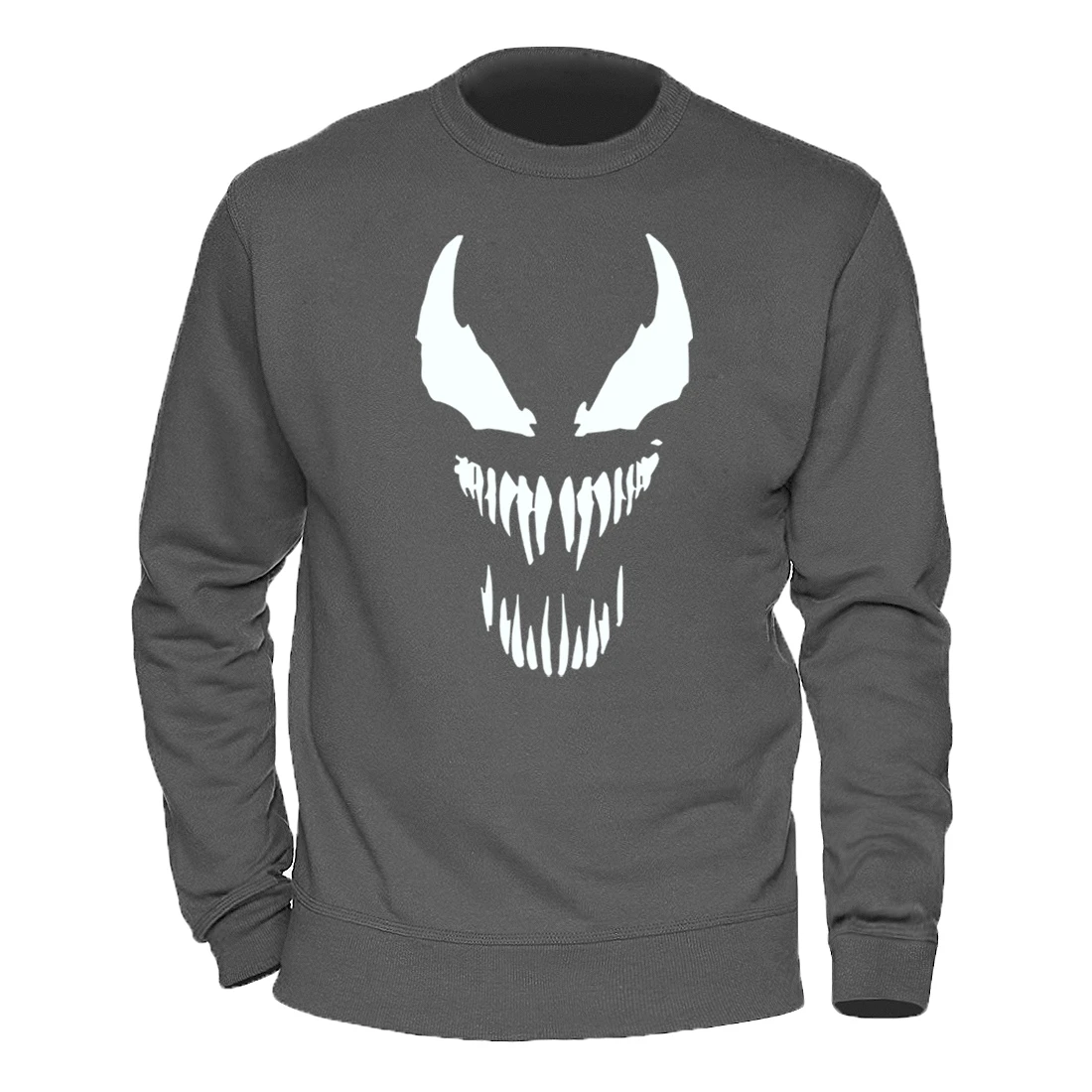 dark-gray 5 Новинка, мужская толстовка с длинным рукавом с принтом Venom, толстовка Marvel, мужская повседневная брендовая одежда, толстовка с капюшоном, уличная одежда, куртка - Цвет: dark-gray 5