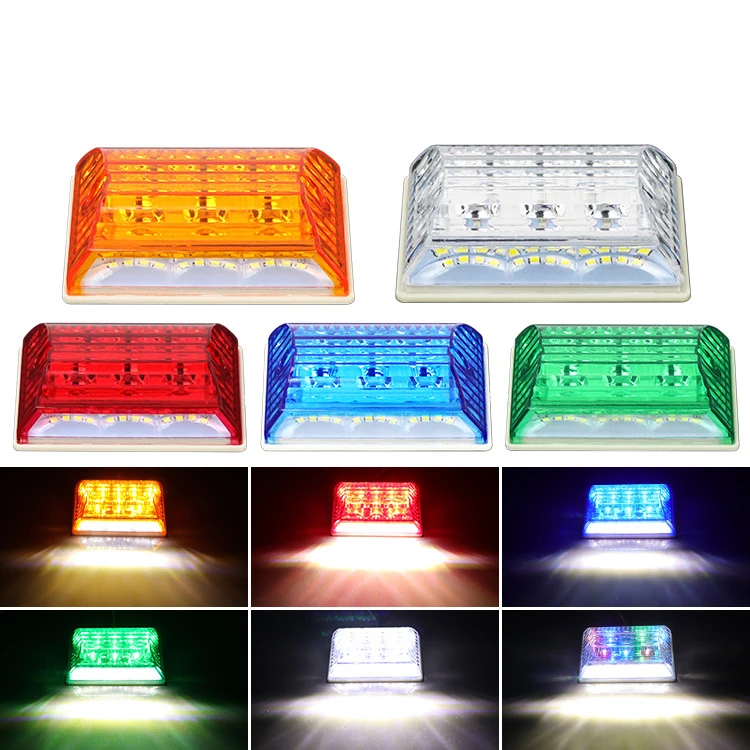 Боковой светильник светодиодный для грузовиков с индикатором спереди фургонов