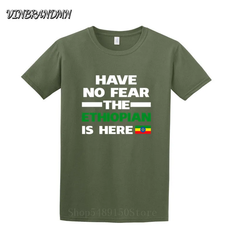 Футболка мужская с принтом флага страны Эфиопии уникальная тенниска из