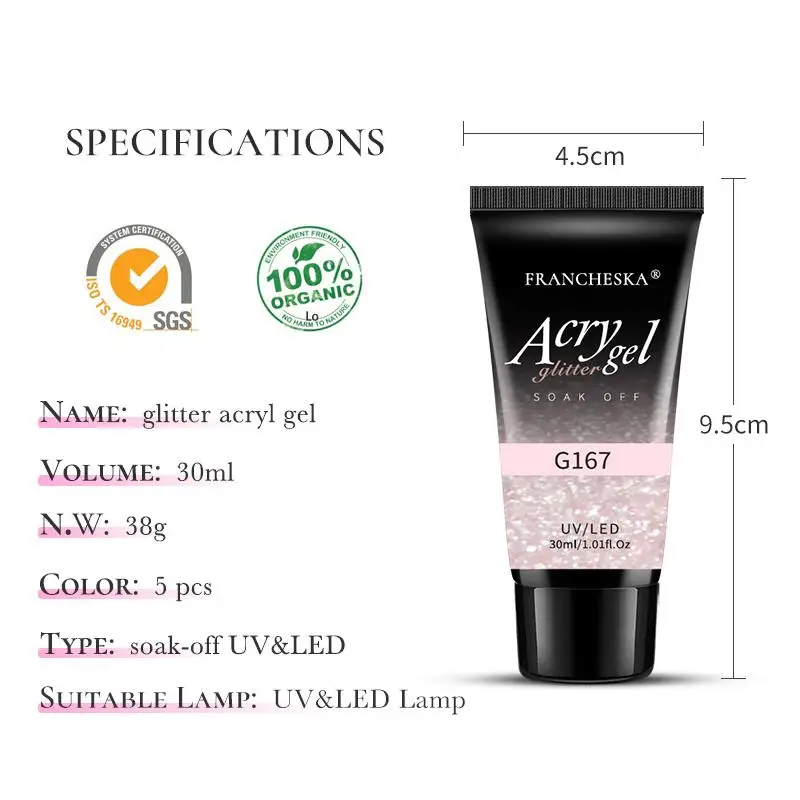 FRANCHESKA гель лак для ногтей маникюр Nagels полу Permanente Vernis лаки УФ Лаки био Гели Soak Off