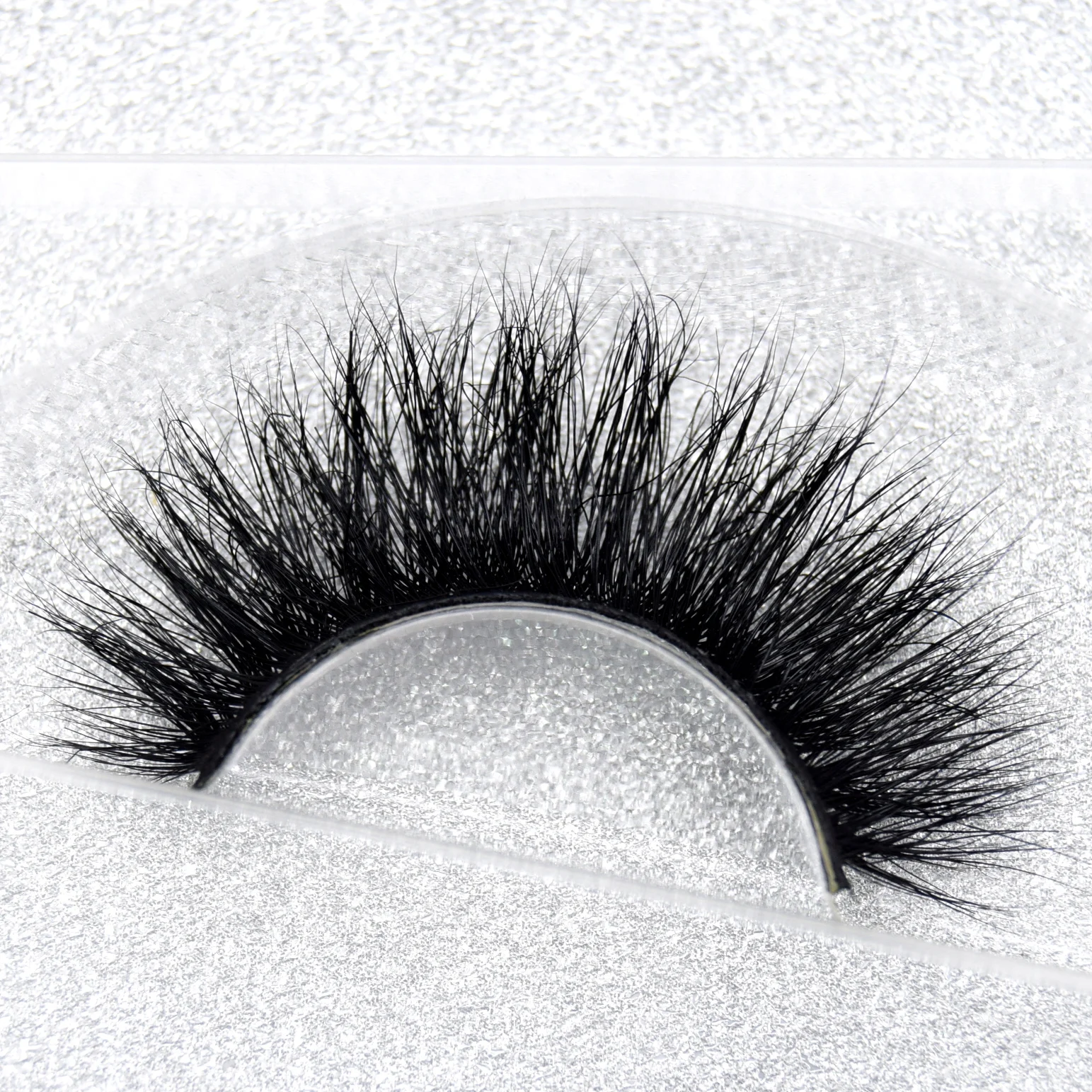 Ресницы visofree 3D из натуральной норки черные густые накладные ресницы