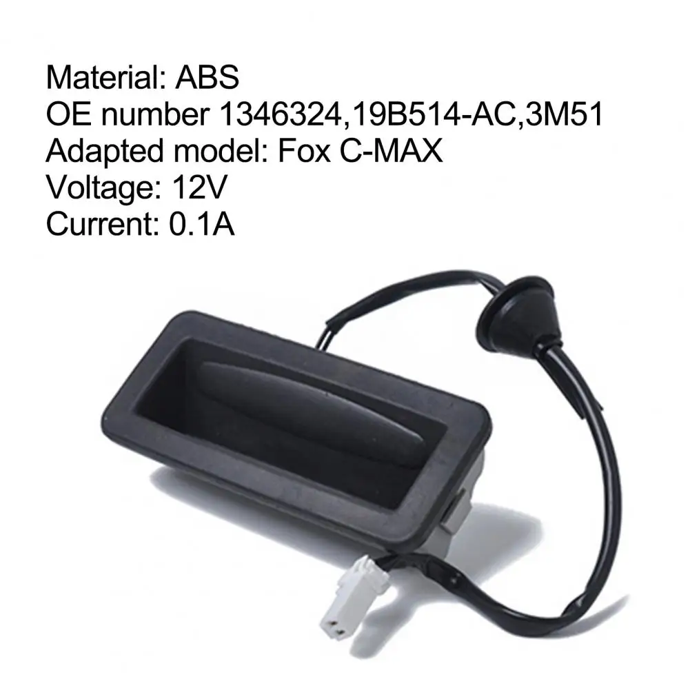 Рабочий переключатель спуска задней части багажника простая установка прочный