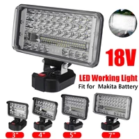 18v 3457inch led working light lamp li ion battery supply for makita battery power tool electric tool part home decoration