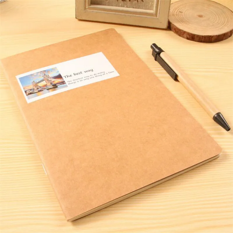 Альбом для записей в стиле ретро ностальгический из крафт-бумаги | Канцтовары