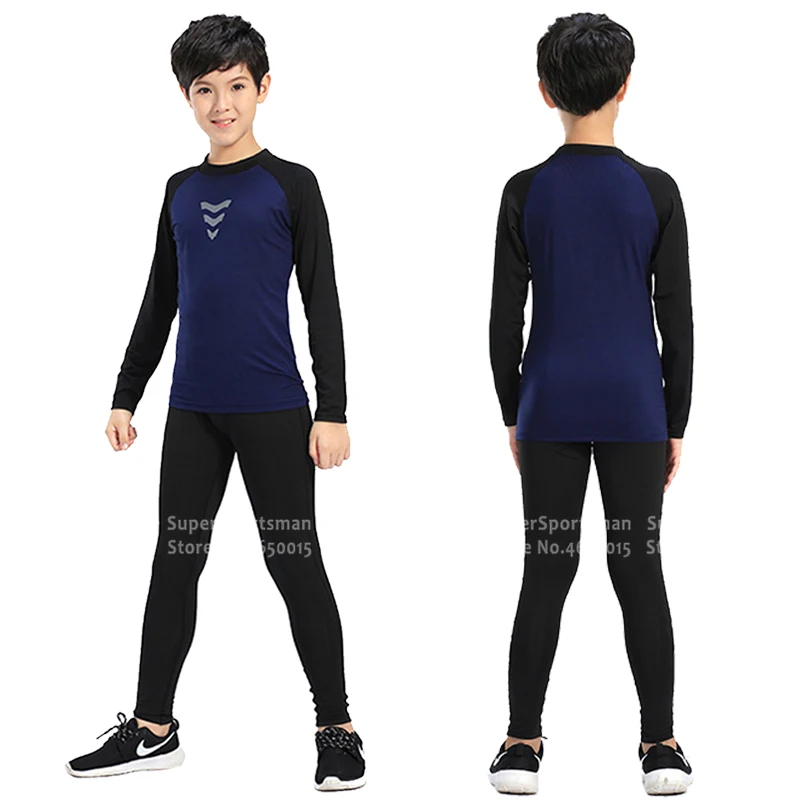 Мужские компрессионные комплект детской одежды леггинсы для девочек колготки