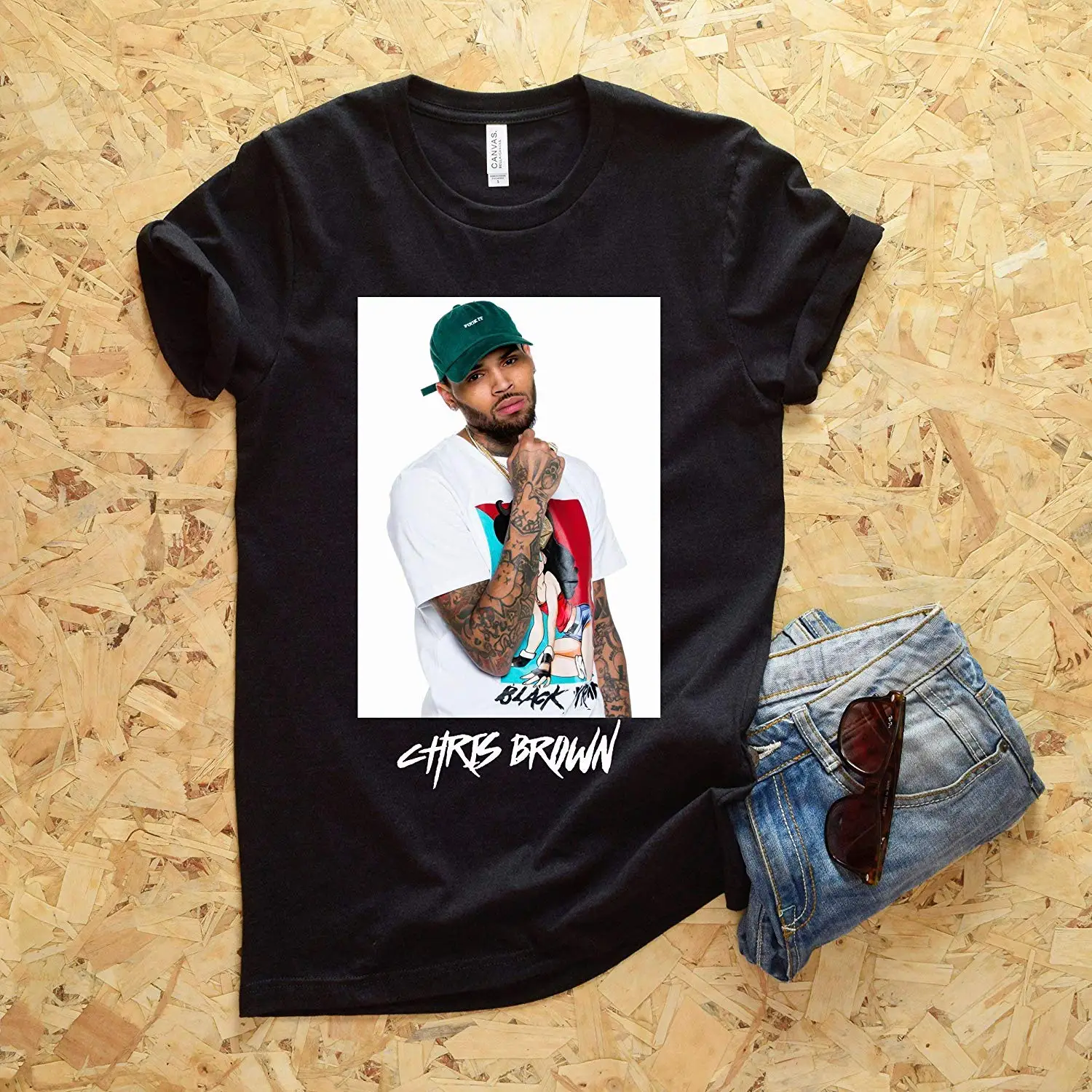 Chris коричневый черный Пирамида унисекс футболка подарок для мужчин женщин