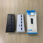 Новый адаптер для PS5 usb-хаб, 6 портов USB 3,0, USB A TYPE-C, 3,1, расширитель, сверхскоростной usb-хаб, 3,0 для консоли PlayStation 5