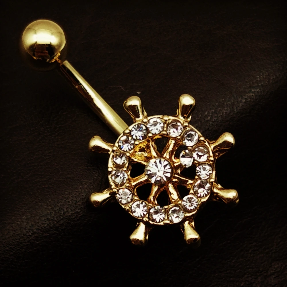 2019 Новое поступление модное кольцо пупка Серьги с драгоценными камнями