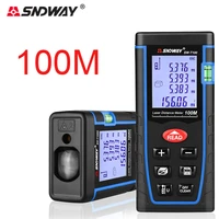 sndway laser rangefinder 100m 80m 60m 40m high quality laser tape measure electronic ruler for decoration precise hunting tools