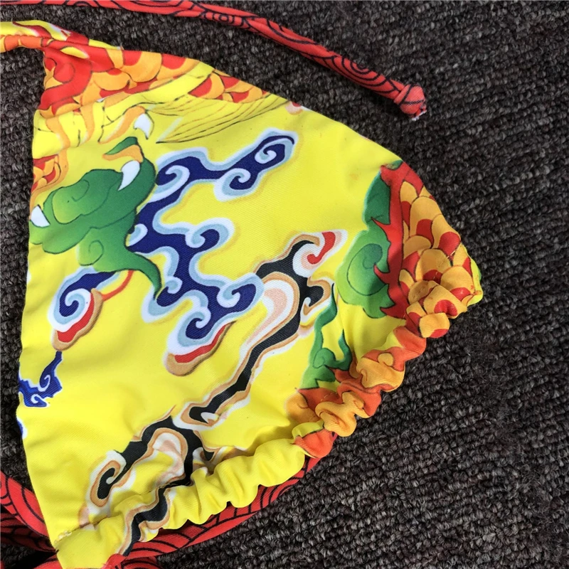 Изготовленный на заказ логотип ярлыка бирки Новое поступление 2021 бикини