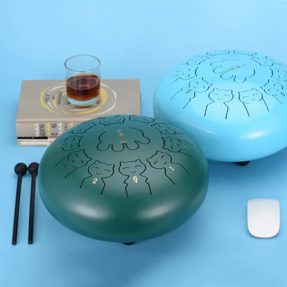 12 дюймов 11 тон сталь язык барабан ударный инструмент мультфильм Стиль бубен с