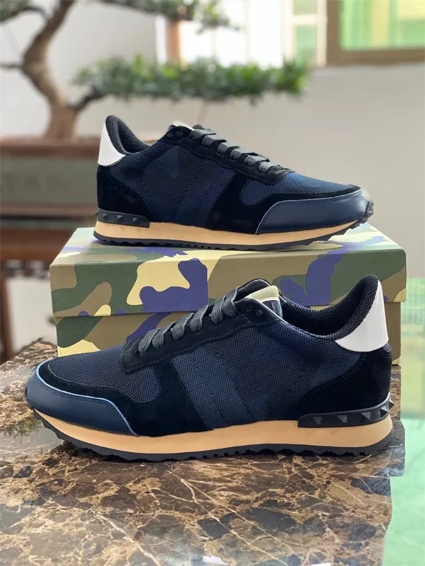 

Paris fashion men's casual shoes luxury brand leather v shoes men's love walking sneakers Zapatillas Hombre 39-46