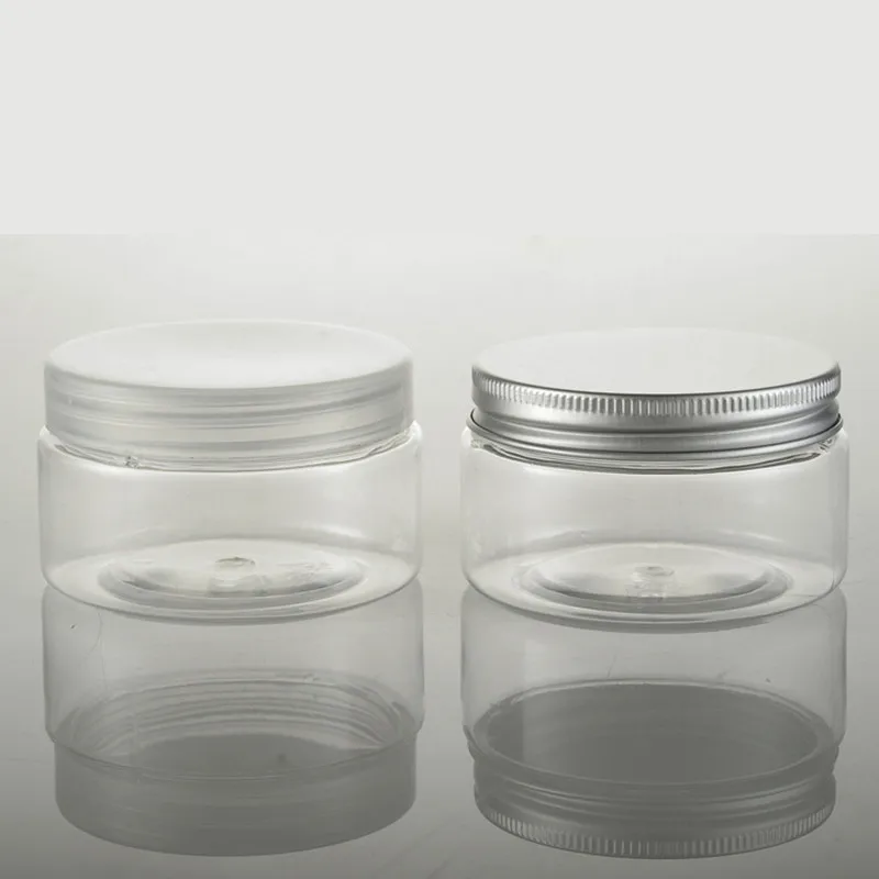 Прозрачная пустая банка для крема 50 шт. 100 г пластиковая макияжа косметический