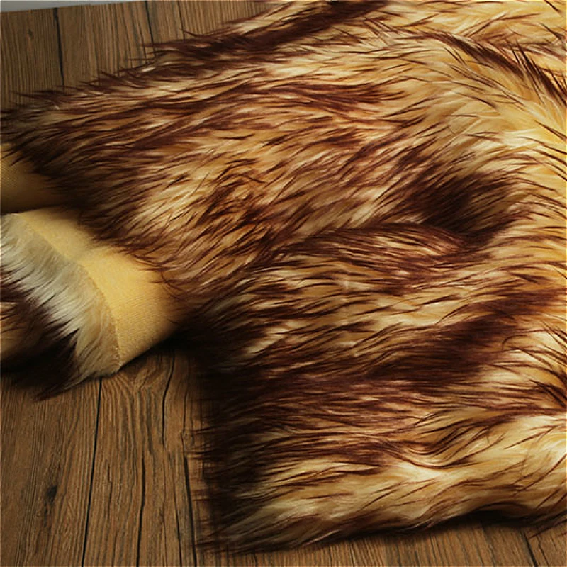 Пляжная шерстяная Волчья меховая ткань лиса плюш имитация меха одеяло из