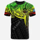 Мужская и женская футболка Kosrae с 3D Цифровым принтом, футболка с коротким рукавом и круглым вырезом, Лидер продаж, полиэстер 2021