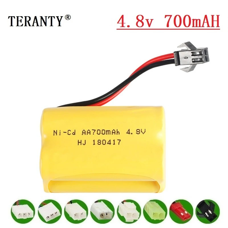 (T модель) 4 8 в Ni cd аккумулятор для радиоуправляемых игрушек автомобилей танков